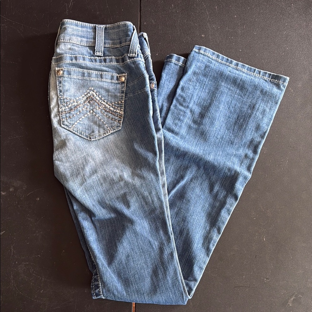 Ariat Blue Flare Wide Leg Jeans